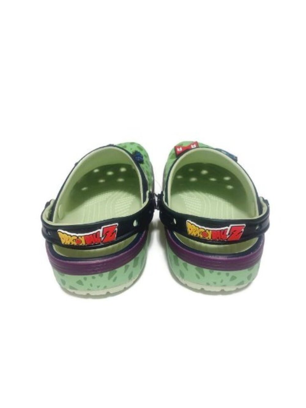 CROCS Dragon Ball Z Cell Classic Clog Mens 6 Womens 8 Sandals Croslite Green NWT - Picture 9 of 12
